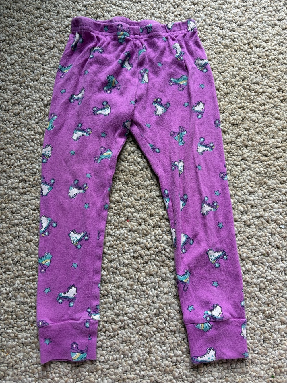 Carter's Purple Kids Leggings with Skate Print